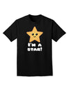 Cute Starfish - I am a Star Adult Dark T-Shirt by TooLoud-Mens T-Shirt-TooLoud-Black-Small-Davson Sales