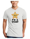 Cute Starfish - I am a Star Adult V-Neck T-shirt by TooLoud-Mens V-Neck T-Shirt-TooLoud-White-Small-Davson Sales