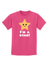 Cute Starfish - I am a Star Childrens Dark T-Shirt by TooLoud-Childrens T-Shirt-TooLoud-Sangria-X-Small-Davson Sales