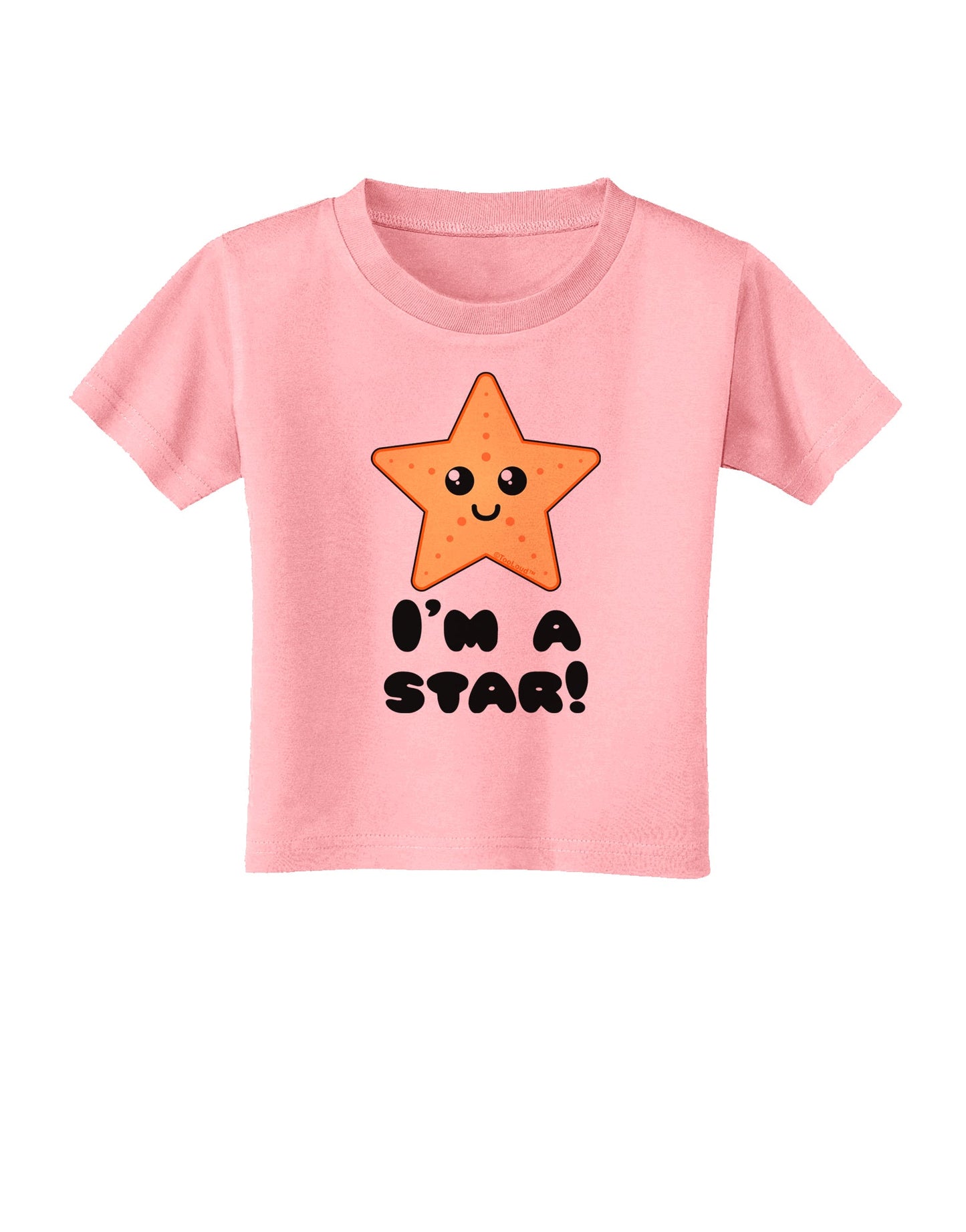 Cute Starfish - I am a Star Toddler T-Shirt by TooLoud-Toddler T-Shirt-TooLoud-Candy-Pink-2T-Davson Sales