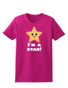 Cute Starfish - I am a Star Womens Dark T-Shirt by TooLoud-Womens T-Shirt-TooLoud-Hot-Pink-Small-Davson Sales