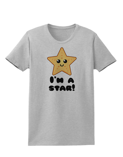 Cute Starfish - I am a Star Womens T-Shirt by TooLoud-Womens T-Shirt-TooLoud-AshGray-X-Small-Davson Sales