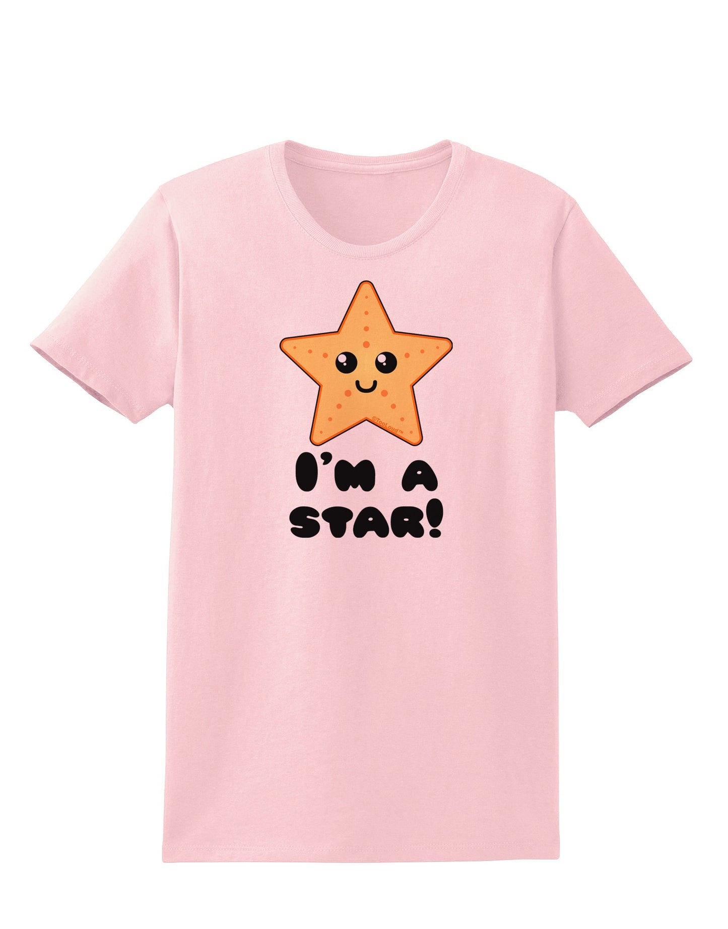 Cute Starfish - I am a Star Womens T-Shirt by TooLoud-Womens T-Shirt-TooLoud-PalePink-X-Small-Davson Sales