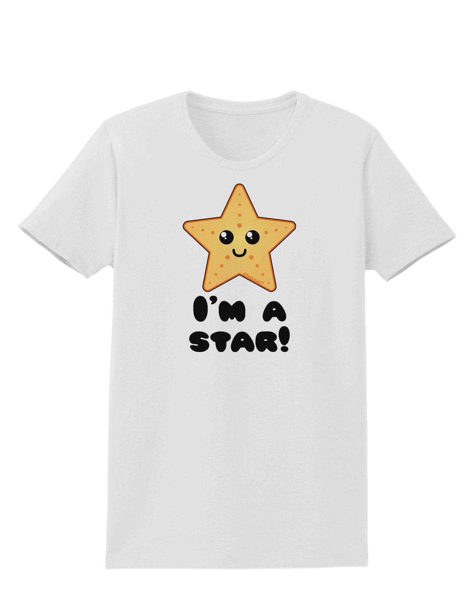 Cute Starfish - I am a Star Womens T-Shirt by TooLoud-Womens T-Shirt-TooLoud-White-X-Small-Davson Sales