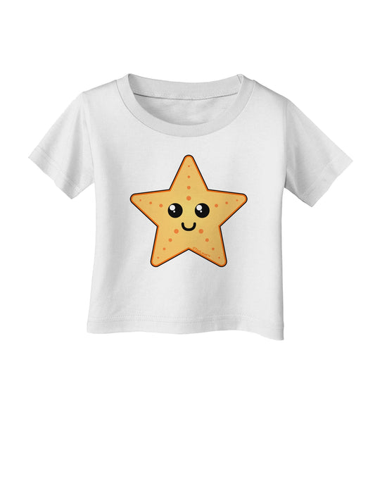 Cute Starfish Infant T-Shirt by TooLoud-Infant T-Shirt-TooLoud-White-06-Months-Davson Sales