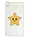 Cute Starfish Micro Terry Gromet Golf Towel 16 x 25 inch by TooLoud-Golf Towel-TooLoud-White-Davson Sales