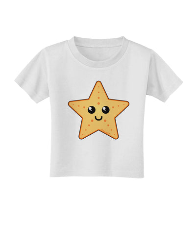 Cute Starfish Toddler T-Shirt by TooLoud-Toddler T-Shirt-TooLoud-White-2T-Davson Sales