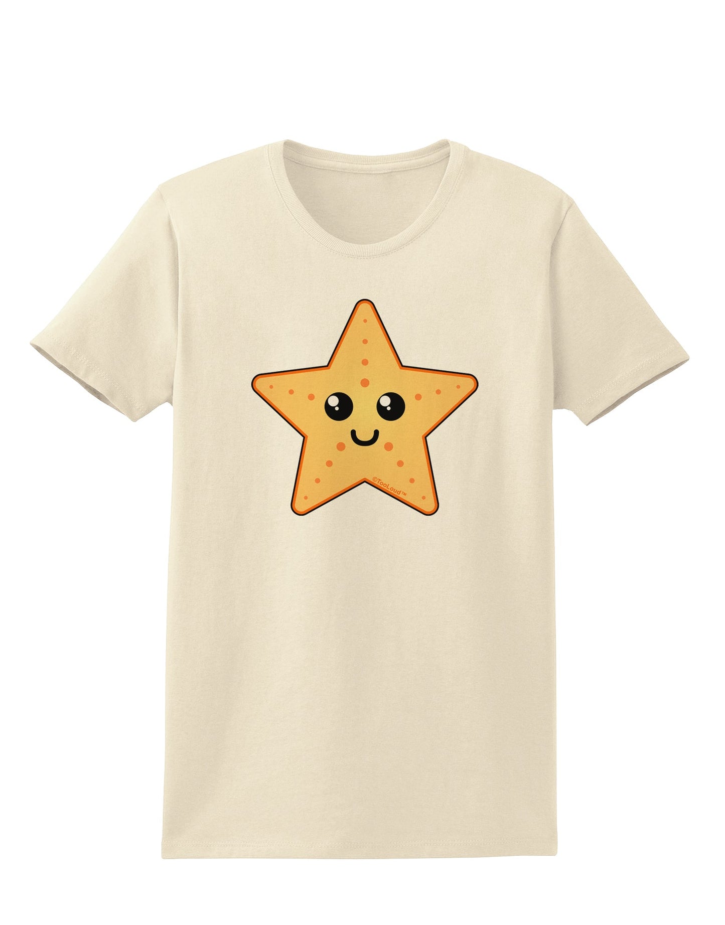 Cute Starfish Womens T-Shirt by TooLoud-Womens T-Shirt-TooLoud-Natural-X-Small-Davson Sales