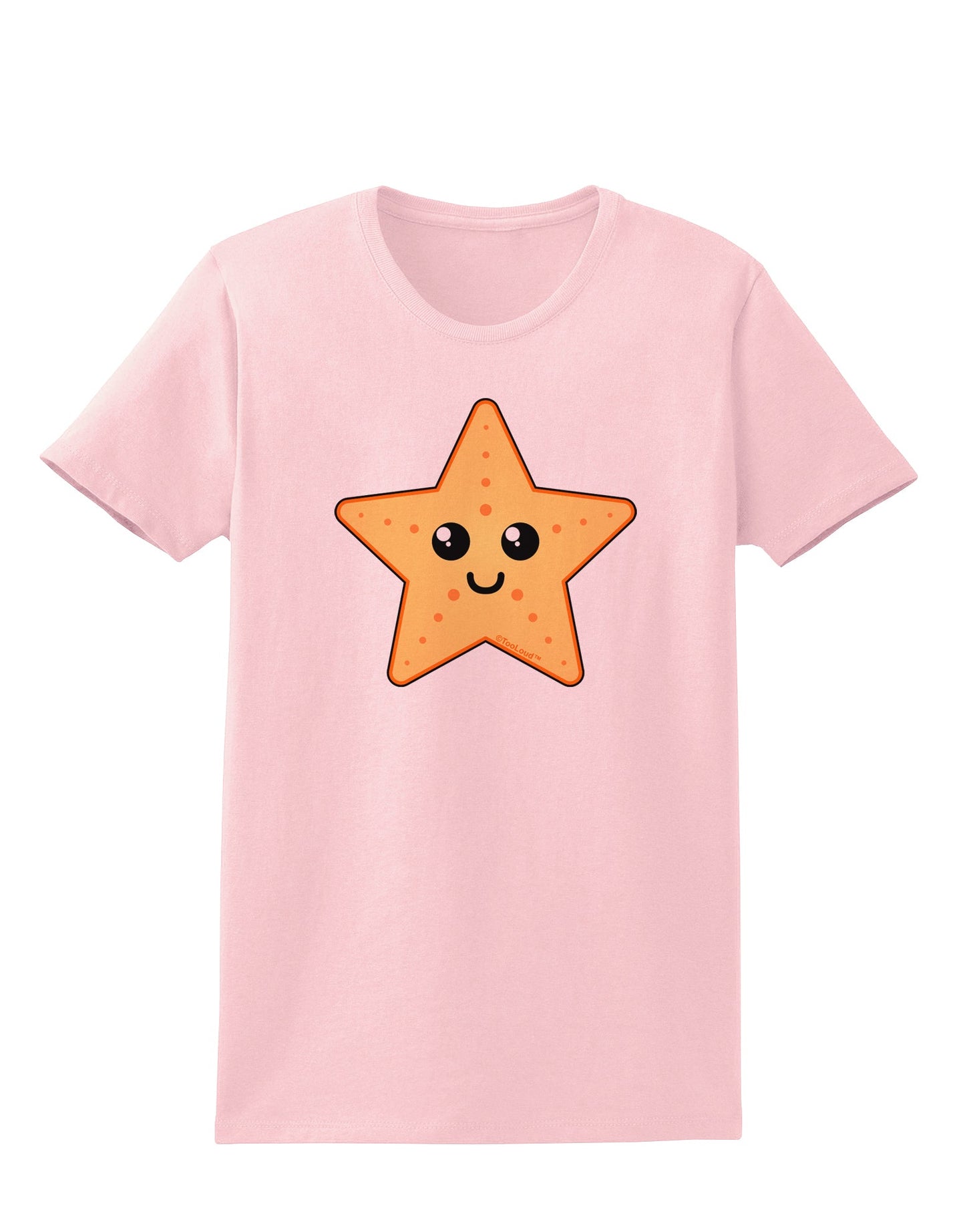 Cute Starfish Womens T-Shirt by TooLoud-Womens T-Shirt-TooLoud-PalePink-X-Small-Davson Sales
