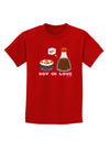 Cute Sushi and Soy Sauce - Soy In Love Childrens Dark T-Shirt by TooLoud-Childrens T-Shirt-TooLoud-Red-X-Small-Davson Sales