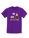 Cute Sushi and Soy Sauce - Soy In Love Childrens Dark T-Shirt by TooLoud-Childrens T-Shirt-TooLoud-Purple-X-Small-Davson Sales