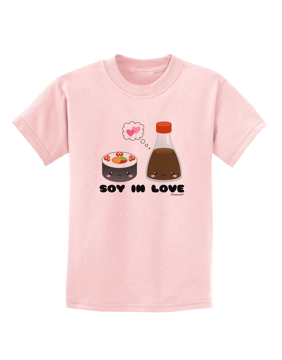 Cute Sushi and Soy Sauce - Soy In Love Childrens T-Shirt by TooLoud-Childrens T-Shirt-TooLoud-White-X-Small-Davson Sales