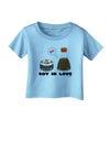 Cute Sushi and Soy Sauce - Soy In Love Infant T-Shirt by TooLoud-Infant T-Shirt-TooLoud-Aquatic-Blue-06-Months-Davson Sales