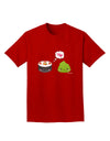 Cute Sushi and Wasabi Love Adult Dark T-Shirt by TooLoud-Mens T-Shirt-TooLoud-Red-Small-Davson Sales