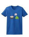 Cute Sushi and Wasabi Love Womens Dark T-Shirt by TooLoud-Womens T-Shirt-TooLoud-Royal-Blue-X-Small-Davson Sales