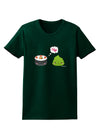 Cute Sushi and Wasabi Love Womens Dark T-Shirt by TooLoud-Womens T-Shirt-TooLoud-Forest-Green-Small-Davson Sales