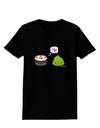 Cute Sushi and Wasabi Love Womens Dark T-Shirt by TooLoud-Womens T-Shirt-TooLoud-Black-X-Small-Davson Sales