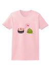 Cute Sushi and Wasabi Love Womens T-Shirt by TooLoud-Womens T-Shirt-TooLoud-PalePink-X-Small-Davson Sales