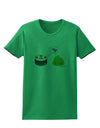 Cute Sushi and Wasabi Love Womens T-Shirt by TooLoud-Womens T-Shirt-TooLoud-Kelly-Green-X-Small-Davson Sales