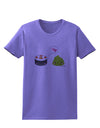 Cute Sushi and Wasabi Love Womens T-Shirt by TooLoud-Womens T-Shirt-TooLoud-Violet-X-Small-Davson Sales