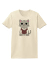 Cute Sweater Vest Cat Design Womens T-Shirt by TooLoud-Womens T-Shirt-TooLoud-Natural-X-Small-Davson Sales