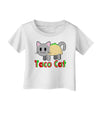 Cute Taco Cat Design Text Infant T-Shirt by TooLoud-Infant T-Shirt-TooLoud-White-06-Months-Davson Sales