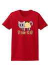 Cute Taco Cat Design Text Womens Dark T-Shirt by TooLoud-Womens T-Shirt-TooLoud-Red-X-Small-Davson Sales