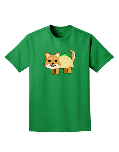 Cute Taco Dog Adult Dark T-Shirt-Mens T-Shirt-TooLoud-Kelly-Green-Small-Davson Sales
