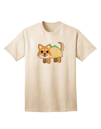 Cute Taco Dog Adult T-Shirt-Mens T-Shirt-TooLoud-Natural-Small-Davson Sales