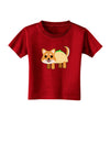 Cute Taco Dog Toddler T-Shirt Dark-Toddler T-Shirt-TooLoud-Red-2T-Davson Sales