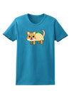 Cute Taco Dog Womens Dark T-Shirt-TooLoud-Turquoise-X-Small-Davson Sales