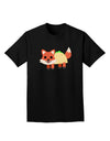 Cute Taco Fox Adult Dark T-Shirt-Mens T-Shirt-TooLoud-Black-Small-Davson Sales