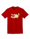 Cute Taco Fox Adult Dark T-Shirt-Mens T-Shirt-TooLoud-Red-Small-Davson Sales