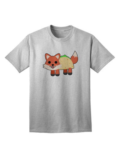 Cute Taco Fox Adult T-Shirt-Mens T-Shirt-TooLoud-AshGray-Small-Davson Sales