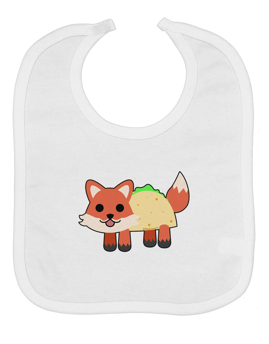 Cute Taco Fox Baby Bib