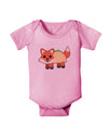 Cute Taco Fox Baby Romper Bodysuit-Baby Romper-TooLoud-Pink-06-Months-Davson Sales
