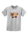 Cute Taco Fox Childrens T-Shirt-Childrens T-Shirt-TooLoud-AshGray-X-Small-Davson Sales