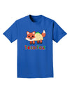 Cute Taco Fox Text Adult Dark T-Shirt-Mens T-Shirt-TooLoud-Royal-Blue-Small-Davson Sales