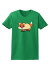 Cute Taco Fox Womens Dark T-Shirt-TooLoud-Kelly-Green-X-Small-Davson Sales