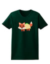 Cute Taco Fox Womens Dark T-Shirt-TooLoud-Forest-Green-Small-Davson Sales