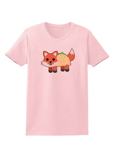 Cute Taco Fox Womens T-Shirt-Womens T-Shirt-TooLoud-PalePink-X-Small-Davson Sales