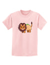 Cute Taco Lion Childrens T-Shirt-Childrens T-Shirt-TooLoud-PalePink-X-Small-Davson Sales