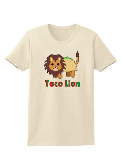 Cute Taco Lion Text Womens T-Shirt-Womens T-Shirt-TooLoud-Natural-X-Small-Davson Sales