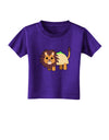 Cute Taco Lion Toddler T-Shirt Dark-Toddler T-Shirt-TooLoud-Purple-2T-Davson Sales