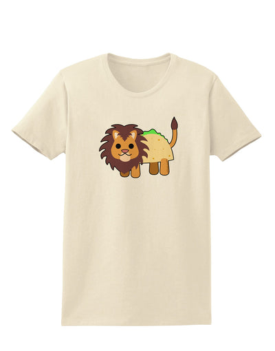 Cute Taco Lion Womens T-Shirt-Womens T-Shirt-TooLoud-Natural-X-Small-Davson Sales