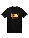 Cute Taco Tiger Adult Dark T-Shirt-Mens T-Shirt-TooLoud-Black-Small-Davson Sales