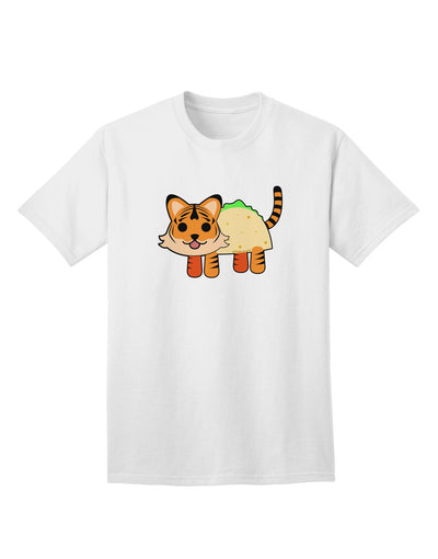 Cute Taco Tiger Adult T-Shirt-Mens T-Shirt-TooLoud-White-Small-Davson Sales