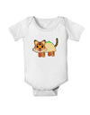 Cute Taco Tiger Baby Romper Bodysuit-Baby Romper-TooLoud-White-06-Months-Davson Sales