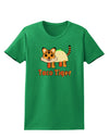 Cute Taco Tiger Text Womens Dark T-Shirt-TooLoud-Kelly-Green-X-Small-Davson Sales