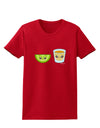 Cute Tequila Shot and Lime Wedge Womens Dark T-Shirt by TooLoud-Womens T-Shirt-TooLoud-Red-X-Small-Davson Sales